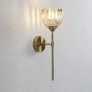 Axyaa Flower Glass Shade Wall Sconce for Bedroom Living Room Adjustable Wall Lights.