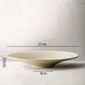 Axyaa High Foot Ceramic Dinner Plate Set - Premium Tableware for Dining & Entertaining