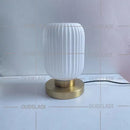 Axyaa Glass Table Lamp for Bedroom Study & Living Room Decor
