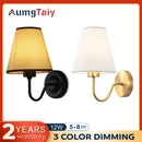 Axyaa Fabric Shade LED Wall Sconce for Home Decor
