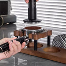 Axyaa Solid Wood Coffee Powder Pressing Base - Coffee Tool Storage Seat - Coffee Handle Bracket