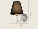 Axyaa Fabric Shade LED Wall Sconce for Home Decor