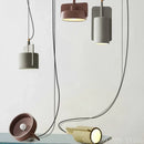 Axyaa Retro Industrial Cement Pendant Lamp for Coffee Shop Counter Home Decor