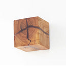 Axya Square Wood Crack LED Wall Sconce, Nordic Night Light for Modern Home Decor