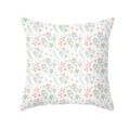 Axyaa Pink Blue Abstract Plants Floral Pillows Case - Modern Art Decor Sofa Couch