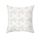 Axyaa Pink Blue Abstract Plants Floral Pillows Case - Modern Art Decor Sofa Couch