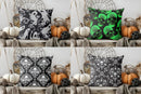 Axyaa Halloween Ghosts Pattern Pillow Cover for Sofa, Bedroom, Car - Cushion Cover