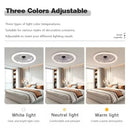 Axyaa 6th Gear LED Ceiling Fan Light with Intelligent APP Remote Control for Home