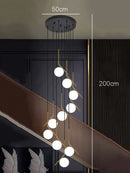 Axyaa Modern Simple Indoor LED Chandelier Ceiling Lamp for Living Room