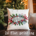 Christmas-themed Decorative Pillow Covers by Axyaa - Perfect for Sofa, Bedroom, Car