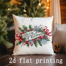 Christmas-themed Decorative Pillow Covers by Axyaa - Perfect for Sofa, Bedroom, Car
