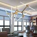 Axyaa Herringbone Branches Pendant Chandelier - Modern Minimalist Nordic Tree Lighting