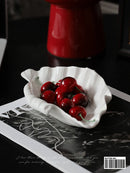 Axya Ceramic Shell Plate: Jewelry & Kitchen Tray, Home Decor & Storage Tray