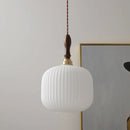 Axyaa Copper Glass LED Hanging Lamp Modern Pendant Lights Fixtures