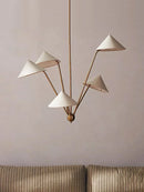 Axyaa Wabi Sabi Cloth Ceiling Pendant Chandelier for Living Room Decor