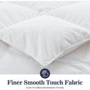 Axyaa Luxury Queen Size Down Feather Comforter - All Season Fluffy Duvet Insert