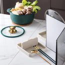 Axyaa Foldable Spoon Rest Utensil Holder for Stove Top and Kitchen Counter
