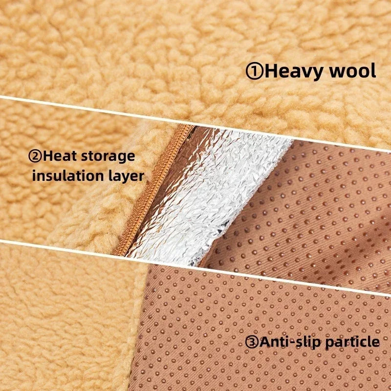 Axyaa Self-Heating Anti-Slip Pet Blanket for Cats and Dogs