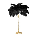 Axyaa Nordic Feather Floor Lamp: Luxury LED Standing Light for Home Decor