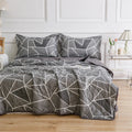 Axyaa Daisy Print Quilted Summer Quilt Set - Soft, Breathable, Washable, Comfortable
