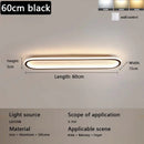 Axyaa Rectangular LED Scandinavian Ceiling Light for Corridor Entryway Foyer Living Room