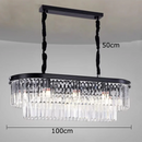 Axyaa Crystal Chandelier Stair Pendant Lamp Living Room Interior Lighting