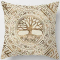 Axyaa Dark World Tree Print Pillow Cover - Home Decor Essential