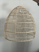 Axyaa Woven Rattan Pendant Light - Japanese Style Wooden Chandelier for Restaurant & Bedroom