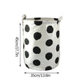 Axyaa Printed Laundry Basket | Foldable Storage Hamper for Clothes & Toys