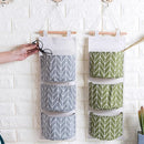 Axyaa 3-Pocket Hanging Closet Organizer Wall Storage Bag Waterproof Sundries Organizer