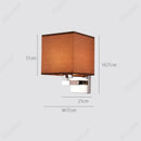 Axyaa LED Fabric Wall Light Switch Lampshade for Bedroom & Restaurant