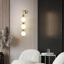 Axyaa White Acrylic Ball LED Wall Lamp for Modern Home Decoration