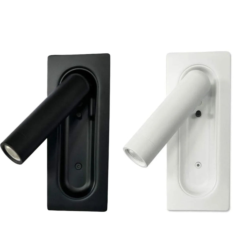 Axyaa Minimalist LED Wall Lamp: Modern Bedside Reading Light for Guest Room