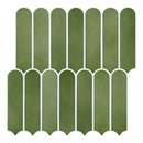 Axyaa 3D Fish Scale Tile Stickers, Matte Finish, Waterproof for Kitchen Bathroom Walls