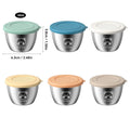 Axyaa Stainless Steel Sealed Sauce Dish with Lid - Condiment Container