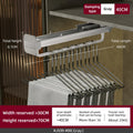 Axyaa Extendable Clothes Rail | Top Mount Wardrobe Hanger | Adjustable Trouser Organiser