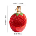 Axyaa Ceramic Strawberry Oil Pot Seasoning Jar Sugar Chili Soy Sauce Bottle