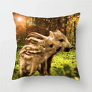 Axyaa Dog Pig Pattern Polyester Throw Pillow Cover Home Decor Pillowcases 45 x 45cm