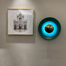 Axyaa Modern Round LED Wall Lamp for Living Room Bedroom Home Decor
