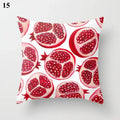 Axyaa Geometric Pillow Case: Modern Red Design for Home Decor