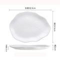 Axyaa Lotus Leaf Shallow Plate for Molecular Cuisine and Sushi