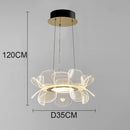 Axyaa LED Chandelier Lighting for Living Room Salon Bedroom Dining Room