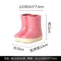 Axyaa Cartoon Boots Flower Pot | Crude Pottery Garden Vase for Floral Arrangements