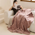 Axyaa Aerobic Rabbit Velvet Jacquard Double-Sided Blanket