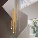 Axyaa Modern LED Chandeliers for Dining Room Pendant Lights - Indoor Ceiling Hanging Lamps