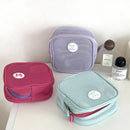 Axyaa Mesh Cosmetic Bag in Dopamine for Makeup and Toiletry Storage