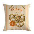 Axyaa Delicious Donuts Printed Cushion Cover Home Decor 45X45CM