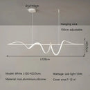 Axyaa LED Long Strip Pendant Chandelier for Dining Room and Bar