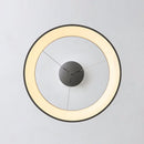 Axyaa LED Circle Pendant Chandelier for Modern Home Decor and Dining Room