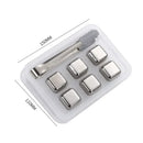 Axyaa Stainless Steel Ice Stones for Quick-freezing Beverages Cooling